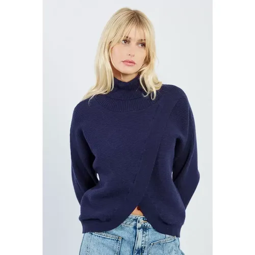 Pull croisé à col roulé - LILI SIDONIO - Modalova