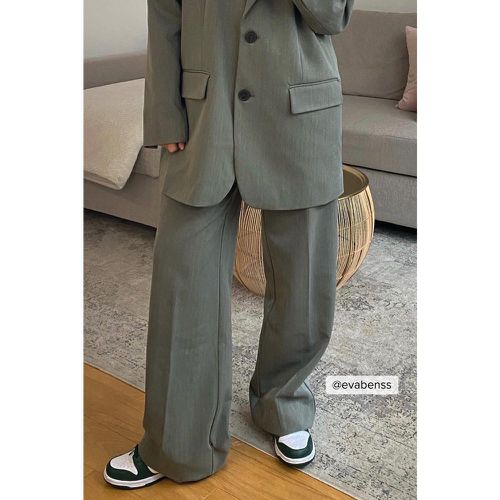 Pantalon de costume - Green - NA-KD Trend - Modalova