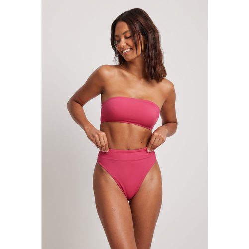 Culotte de bikini taille haute - Pink - NA-KD Swimwear - Modalova