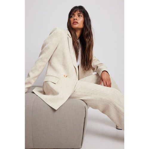 Blazer croisé - Beige - NA-KD Classic - Modalova