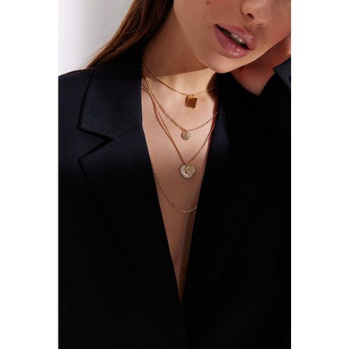 Collier pendentif mixte - Gold - NA-KD Accessories - Modalova
