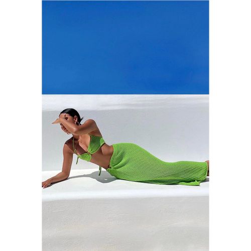 Jupe longue en crochet - Green - Amalie Star x NA-KD - Modalova