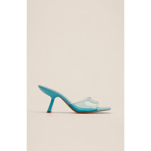 Chaussures à talon coudé transparent - Blue - NA-KD Shoes - Modalova