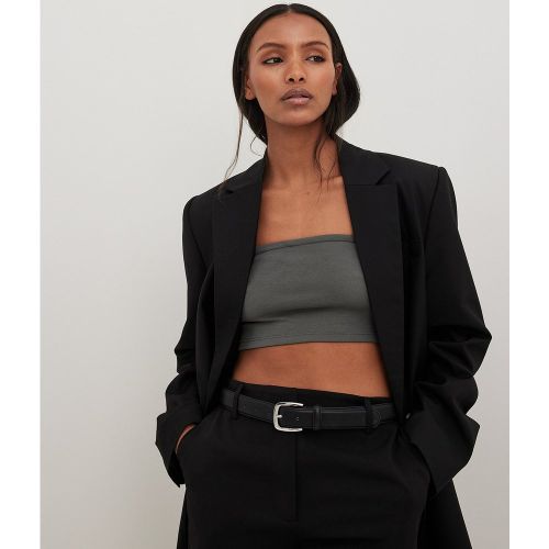 Top bandeau court - Grey - NA-KD Basic - Modalova