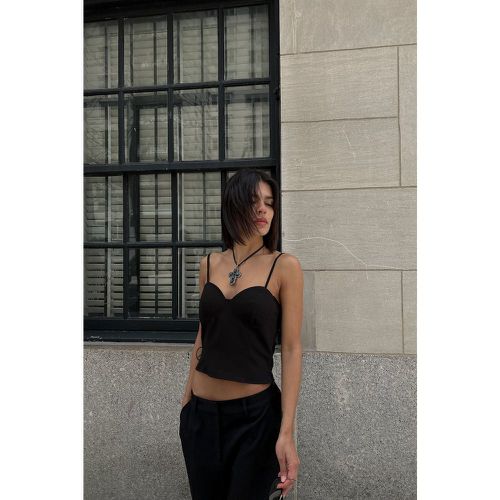 Haut style corset à armatures - Black - Jen Ceballos x NA-KD - Modalova