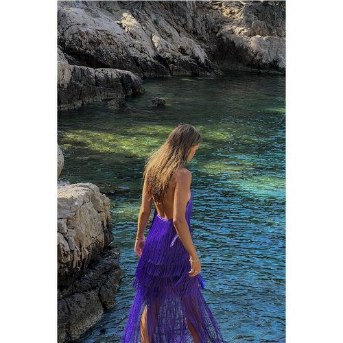 Robe à franges - Purple - Picked by Hanna Schönberg - Modalova