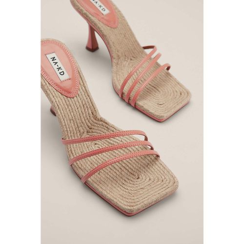 Sandales à talons et lanières - Pink - NA-KD Shoes - Modalova