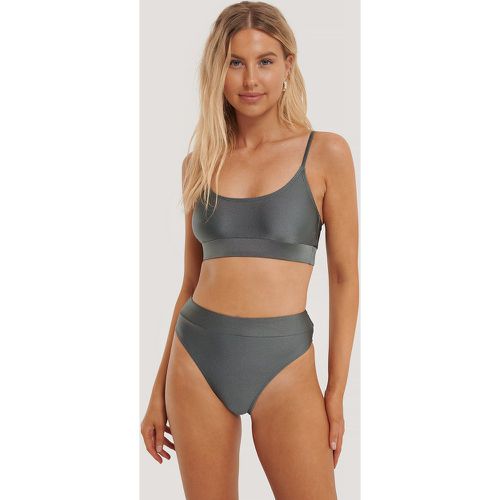 Culotte Taille Maxi Haute - Grey - NA-KD Swimwear - Modalova