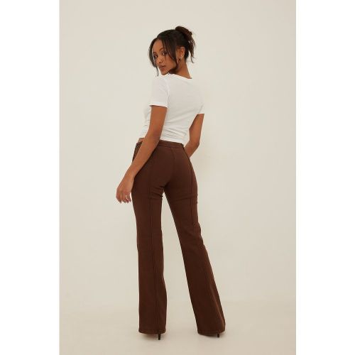Jean slim taille basse - Brown - NA-KD Trend - Modalova