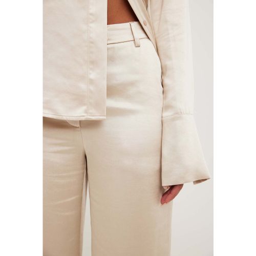 Pantalon de costume - Beige - NA-KD Party - Modalova