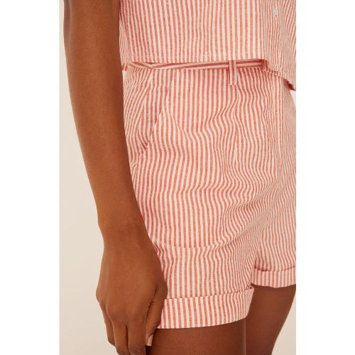 Short coupe droite - Red,Stripe - Lisa & Lena for NA-KD - Modalova