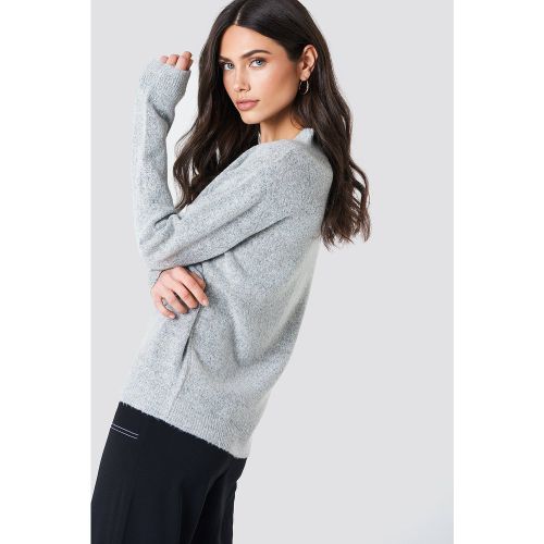 Rut&Circle Erica V-Neck Knit - Grey - Rut&Circle - Modalova