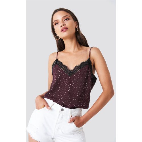 Rut&Circle Print Lace Singlet - Red - Rut&Circle - Modalova