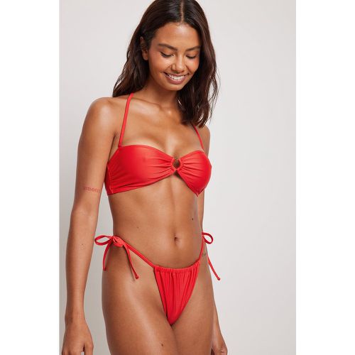 Bas de bikini noué - Red - NA-KD Swimwear - Modalova