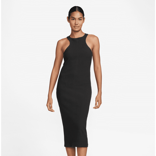 Sportswear Chill Knit Rib Midi Dress, , Apparel, black/black, taille: XS - Nike - Modalova