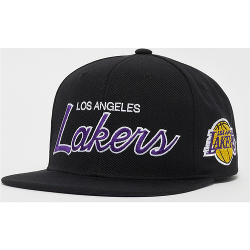 NBA Team Script 2.0 Snapback Los Angeles Lakers, , Accessoires, black, taille: one size - Mitchell & Ness - Modalova