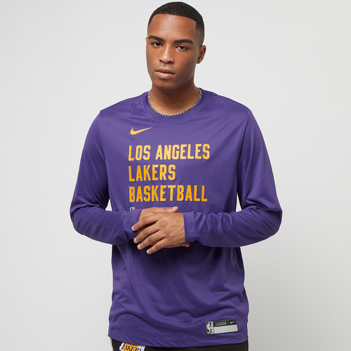 NBA Los Angeles Lakers Dri-Fit Essential Print Longsleeve Tee, , Apparel, field purple, taille: XXL - Nike - Modalova