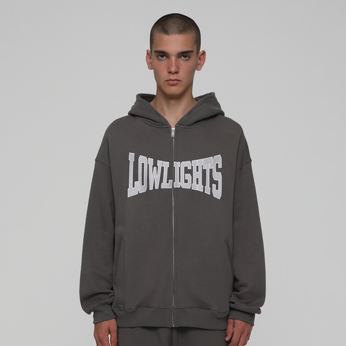 Boxer Zip-Hoodie, , Apparel, washed grey, taille: S - Low Lights Studios - Modalova