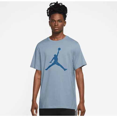 Jumpman Shortsleeve Crew Shirt, , Apparel, blue grey/industrial blue, taille: S - Jordan - Modalova