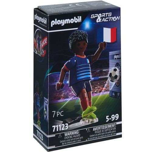 ® Footballeur de France avec mur de but 71123 - PLAYMOBIL - Modalova