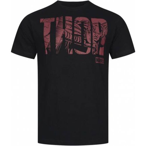 THOR MARVEL Texte s T-shirt FBMTS312BLK - Lizenz - Modalova