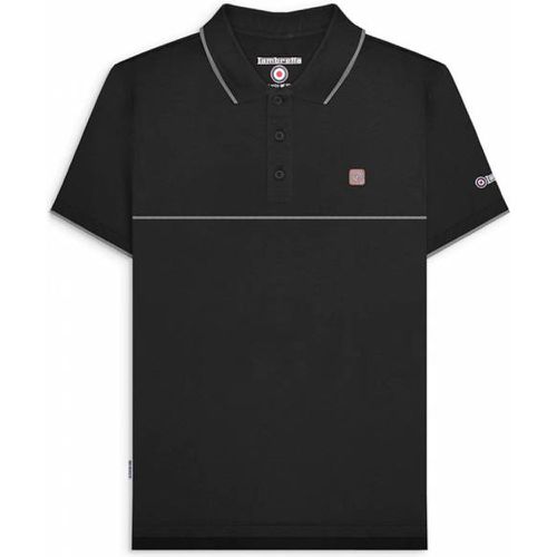 Chest Stripe s Polo SS1225-BLK/GRY - Lambretta - Modalova