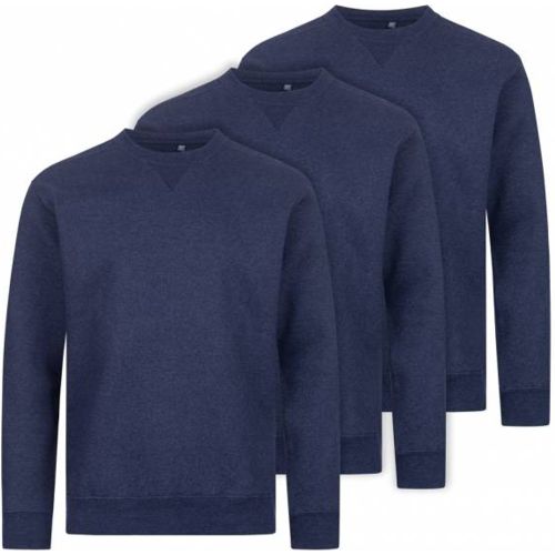 Authentic Melange Sweat s Sweat-shirt Lot de 3 0R260M0-Indigo-Mélangé - Russell - Modalova