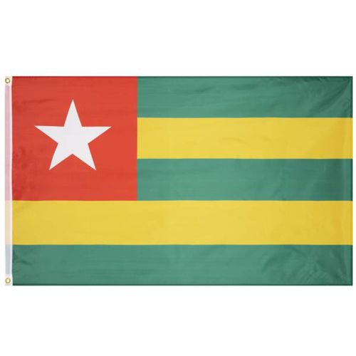 Togo "Nations Together" Drapeau 90x150cm - MUWO - Modalova