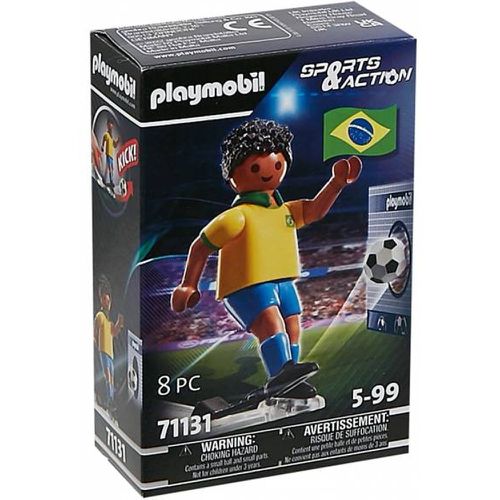 ® Joueur de football brésilien avec mur de but 71131 - PLAYMOBIL - Modalova