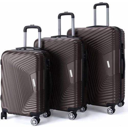 Stavanger" 20" 24" 28" Valise Ensemble de 3 bronze - VERTICAL STUDIO - Modalova