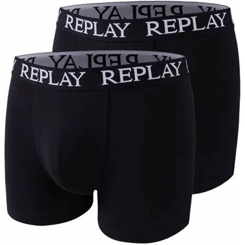 Basic Cuff Logo s Boxer-short Lot de 2 I101005-N011 - Replay - Modalova