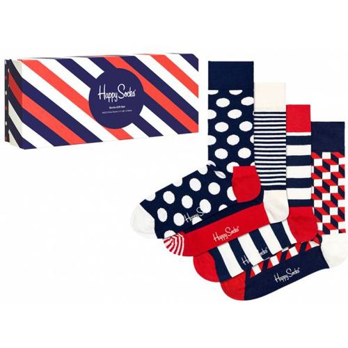 Classic Navy Coffret cadeau Chaussettes 4 paires XBDO09 - Happy Socks - Modalova