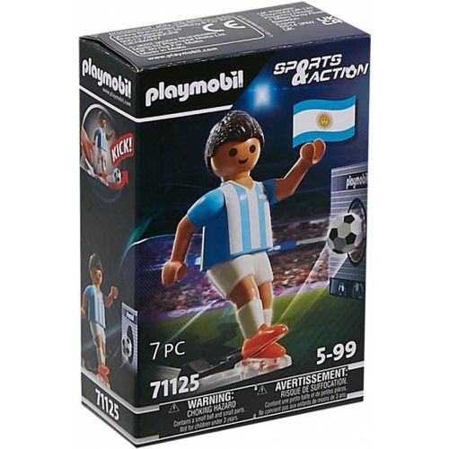 ® Joueur de football argentin avec mur de but 71125 - PLAYMOBIL - Modalova