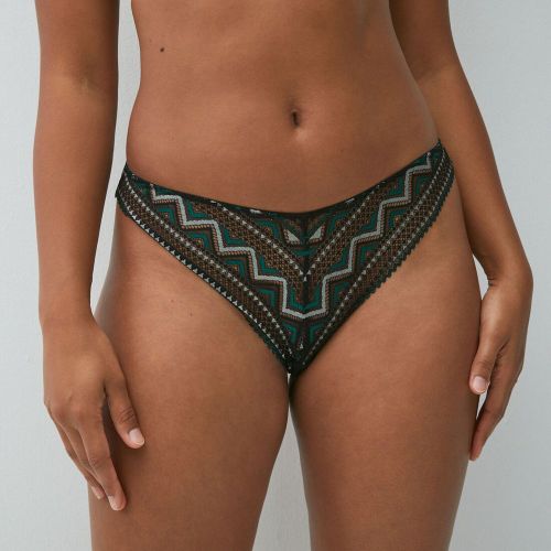 Tanga en dentelle graphique - XS - Undiz - Modalova