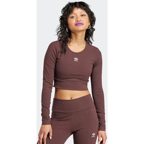 Essentials Cropped Rib Longsleeve, , Apparel, en , taille: XS - adidas Originals - Modalova