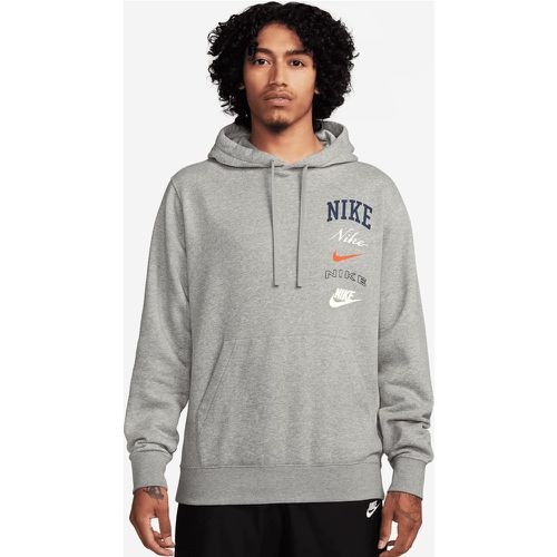 Club Fleece Hoodie Stack Graphics, , Apparel, en , taille: S - Nike - Modalova