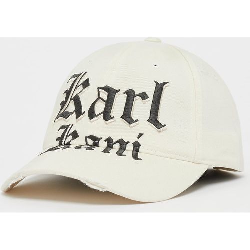 Kk Old English Distress Baseball Cap off white, , Accessoires, en , taille: ONE SIZE - Karl Kani - Modalova