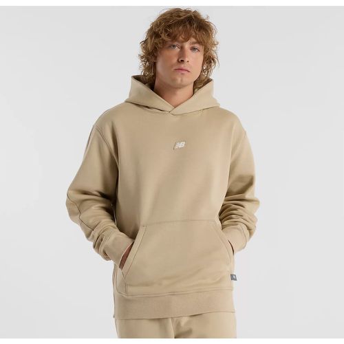 HOOPS UNIFORM HOODIE stoneware (033), , Apparel, en , taille: L - New Balance - Modalova