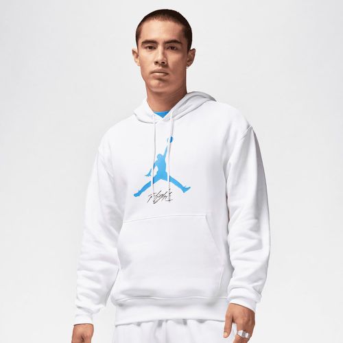 M J ESS FLC BASELINE HOODIE white/black/legend blue, , Apparel, en , taille: S - Jordan - Modalova