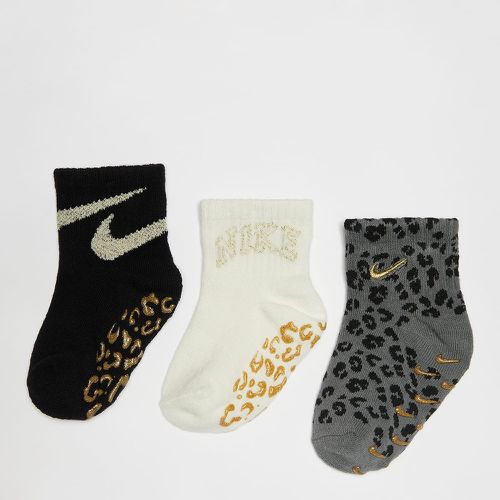 GIRLS SWOOSH SPIRIT 3PK SOCK, , Chaussettes, en , taille: 12M-24M - Nike - Modalova