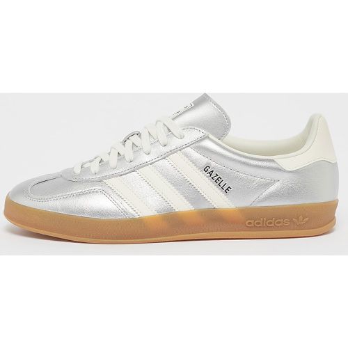 Gazelle Indoor silver met./core white/core black, , adidas Gazelle, en , taille: 41.333 - adidas Originals - Modalova