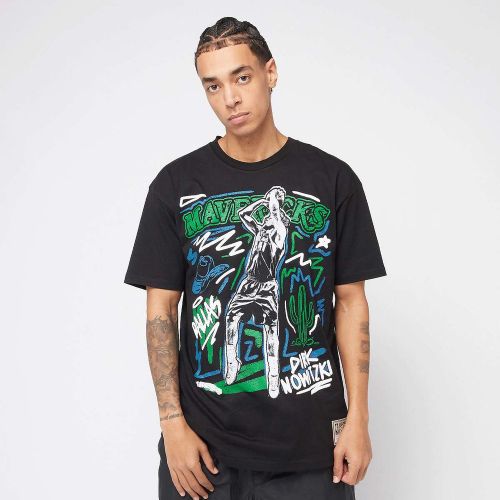 NBA Chalked Up Tee Dallas Mavericks Homme T-Shirts Polos Taille S Vêtements - Mitchell & Ness - Modalova