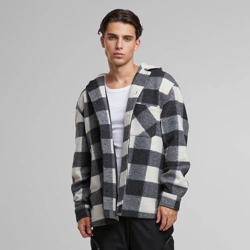 Big Check Jacket With Hood, , Coupe-vents, en , taille: S - Urban Classics - Modalova