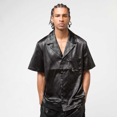 Signature All Over Print Resort Shirt Homme Chemisettes Taille S Vêtements - Karl Kani - Modalova