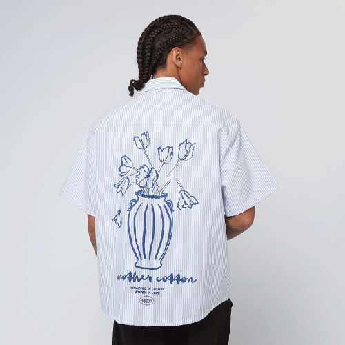 Oversized Short Sleeve Shirt Homme Chemisettes Taille S Vêtements - Another Cotton Lab - Modalova