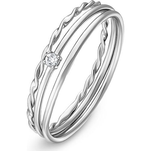 Bague 87783529 925 Argent rhodié - Valeria - Modalova