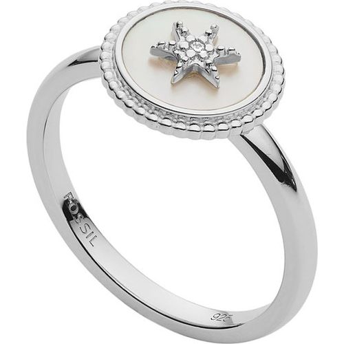 Bague JFS00503040 925 Argent - Fossil - Modalova