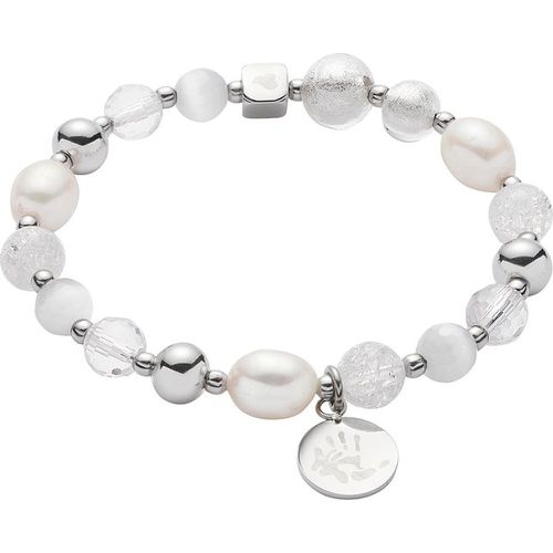 Bracelet 016506 Acier inoxydable, Perle, Verre - Leonardo - Modalova