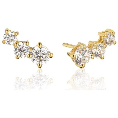 Boucles d'oreilles à fermoir à poussette SJ-E42107-CZ-SG 925 Argent - Sif Jakobs Jewellery - Modalova