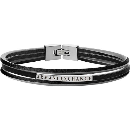 Bracelet AXG0085040 Cuir, Acier inoxydable - Armani Exchange - Modalova